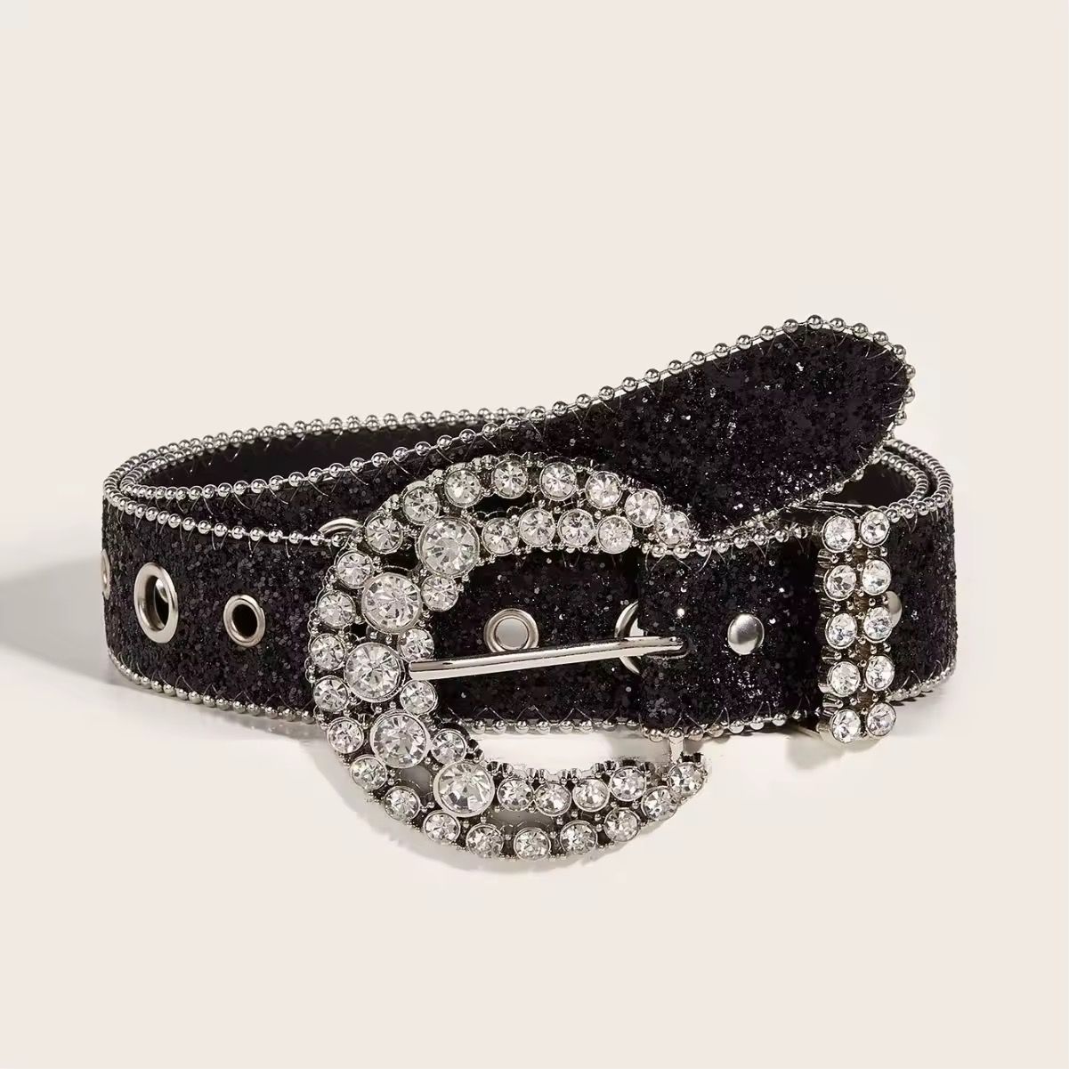 2025 Custom Luxury Designer Diamond BB Simon Belts Western Men Women Crystal Leather Studded Rhinestone Buckle Accessories Belt_4