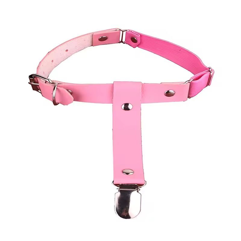 Hot Selling Sexy Mature Adjustable Punk Harajuku Legging Garters Leg Bondage Suspen Girls' Gothic Leather Leg Thigh Garter Belt_2