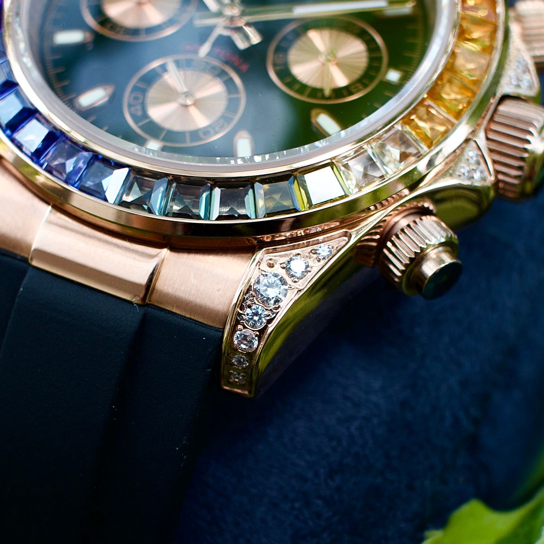 Rainbow Classic Rose Gold Daytona _1