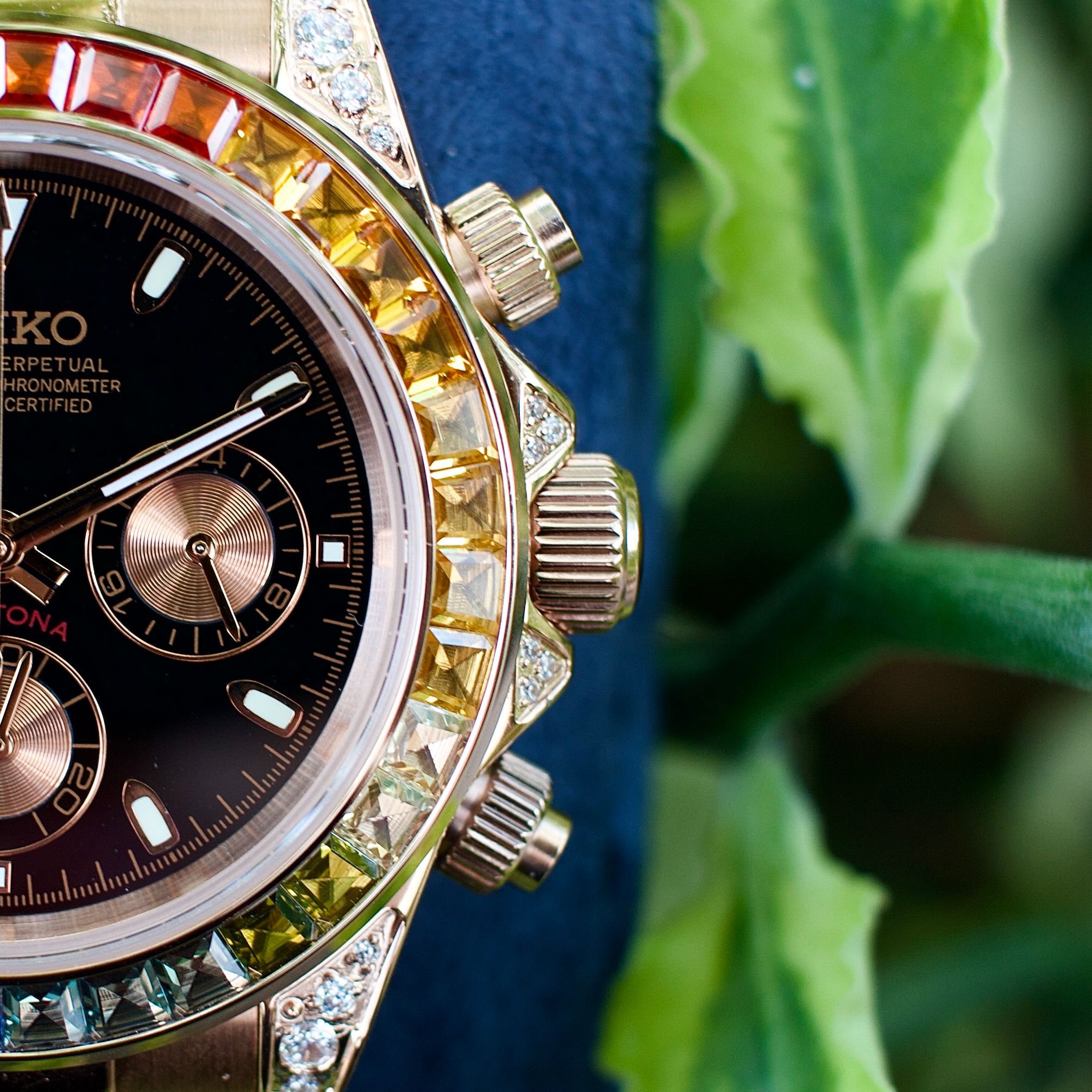 Rainbow Classic Rose Gold Daytona _2
