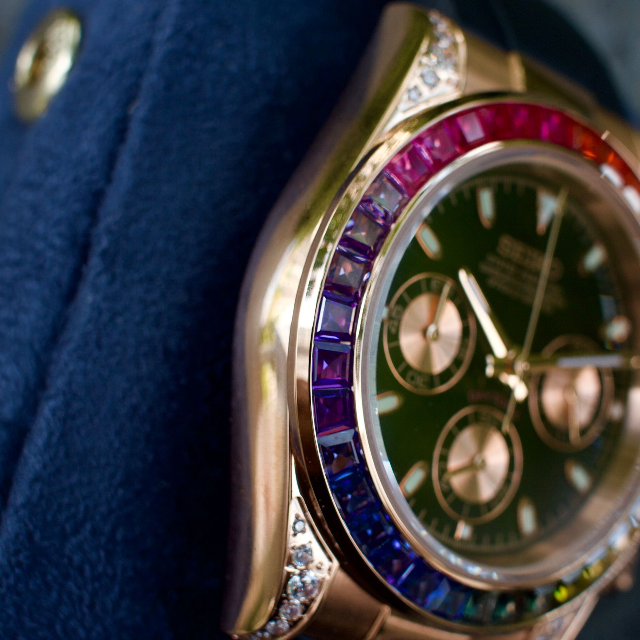 Rainbow Classic Rose Gold Daytona _3