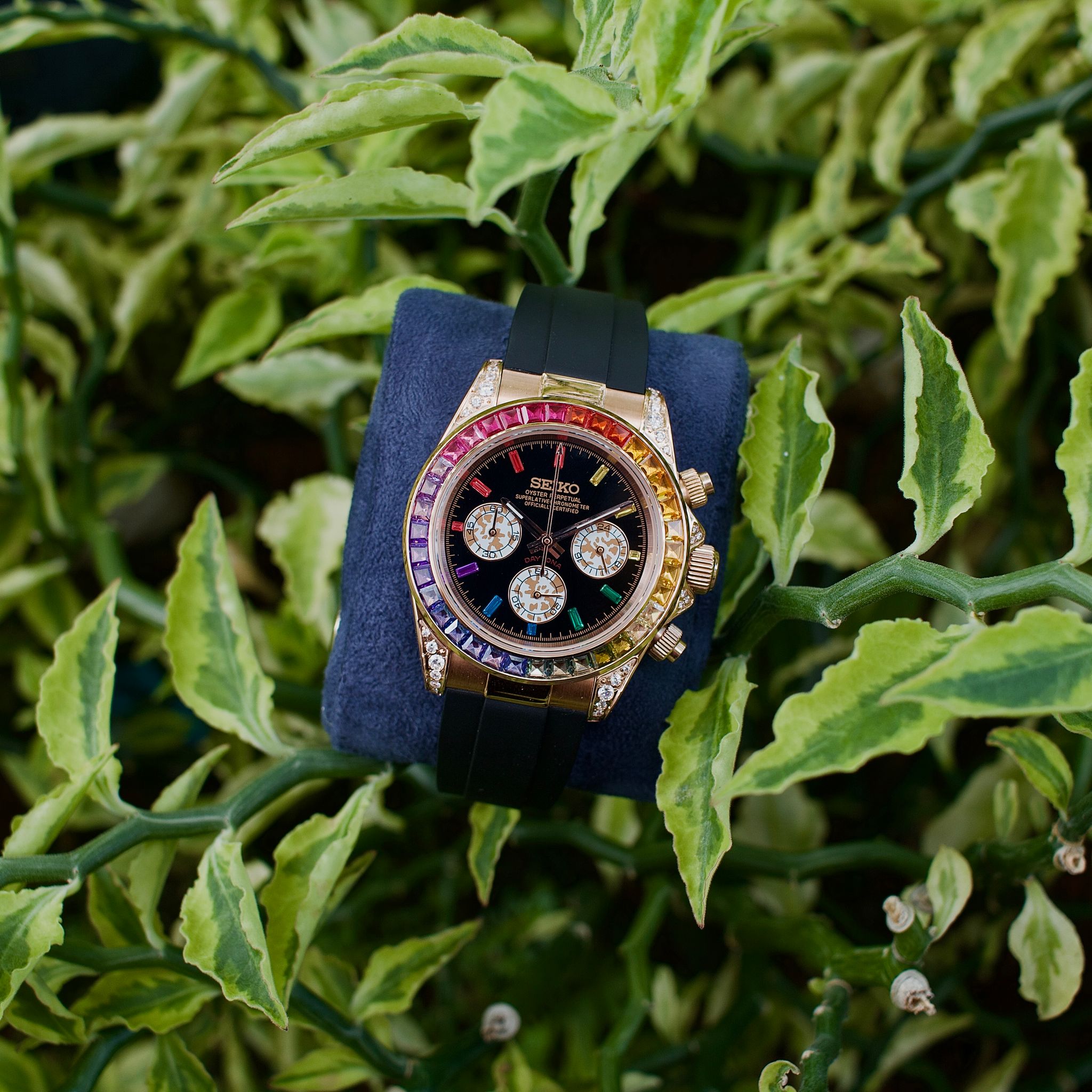 Rainbow Rose Gold Daytona Oysterflex_1