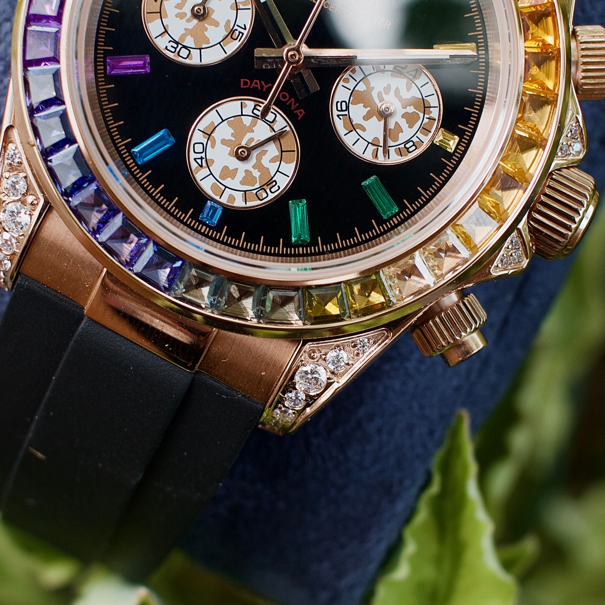 Rainbow Rose Gold Daytona Oysterflex_2