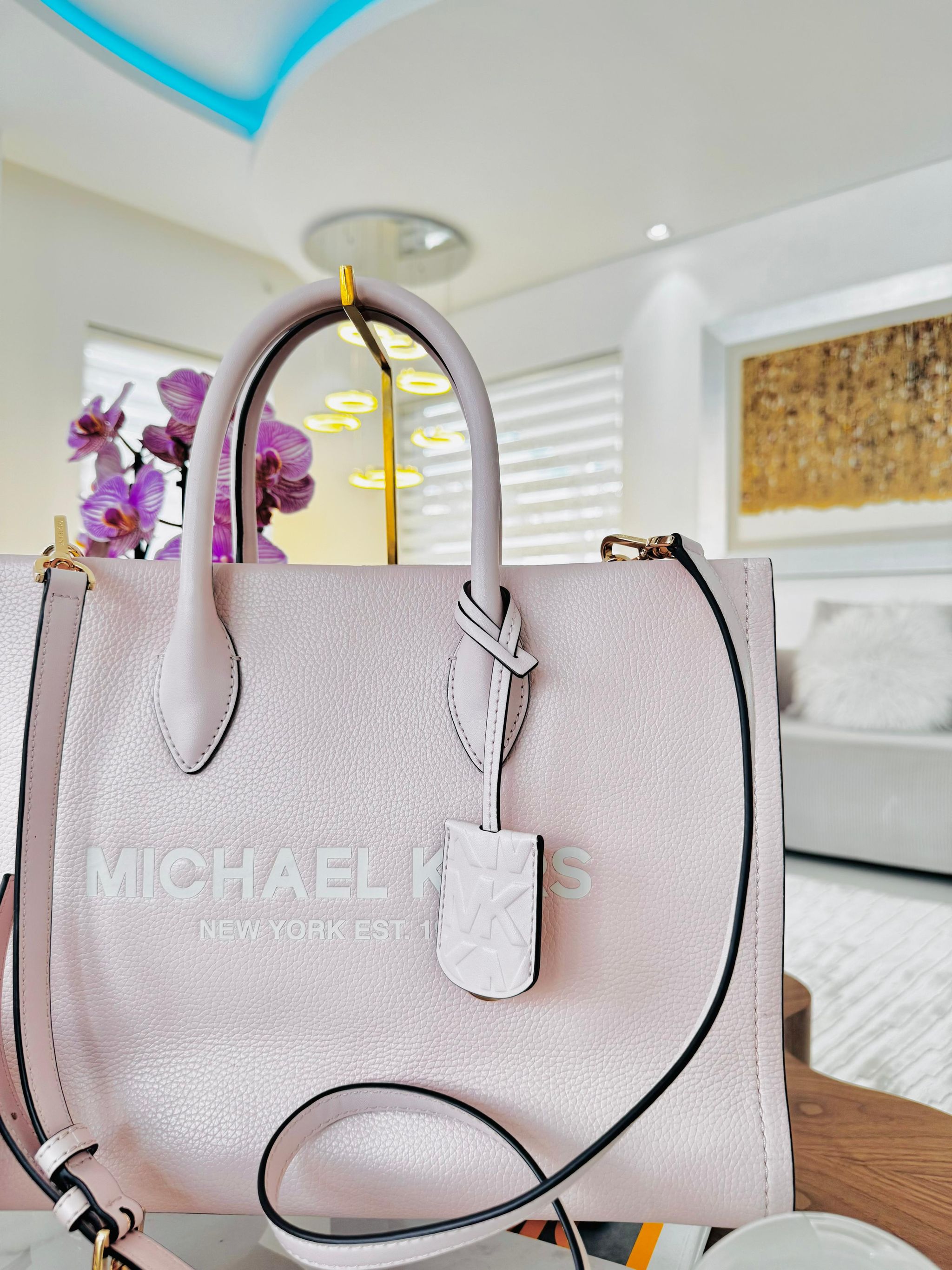 Bolsa tote Micheal kors light pink _1