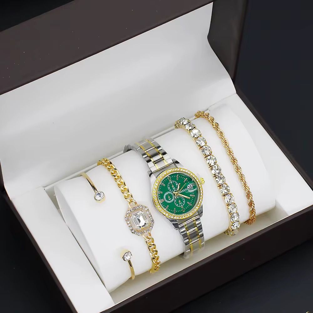 Luxury Wrist Watch for Women Fashion Popular Ladies Quartz Watches Bracelet Set Gifts for Women_4