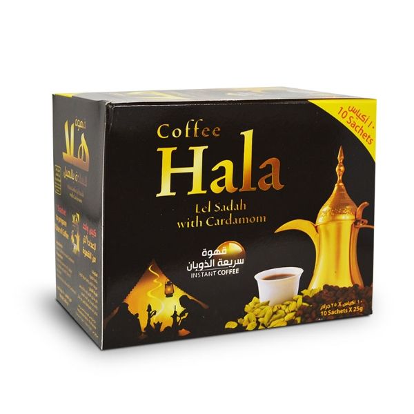 هلا قهوة بالهيل 10 أكياس 25 جم_0