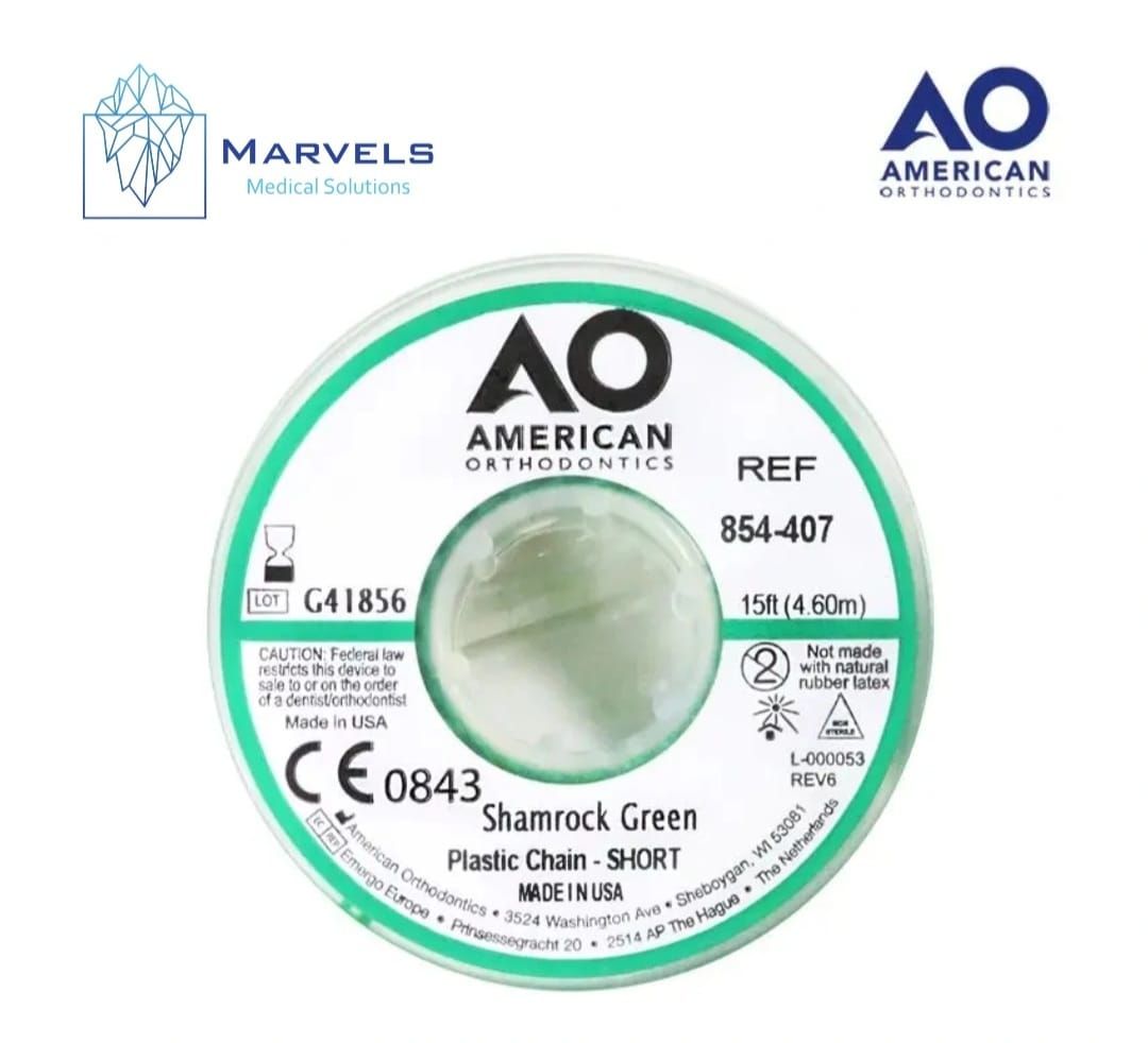 PLASTIC CHAIN 15' SHORT SHAMROCK GREEN_0