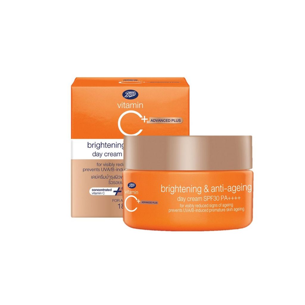 Boots Vitamin C+ Brightening & Anti-aging Day Cream SPF 30pa+++ 50ml_0