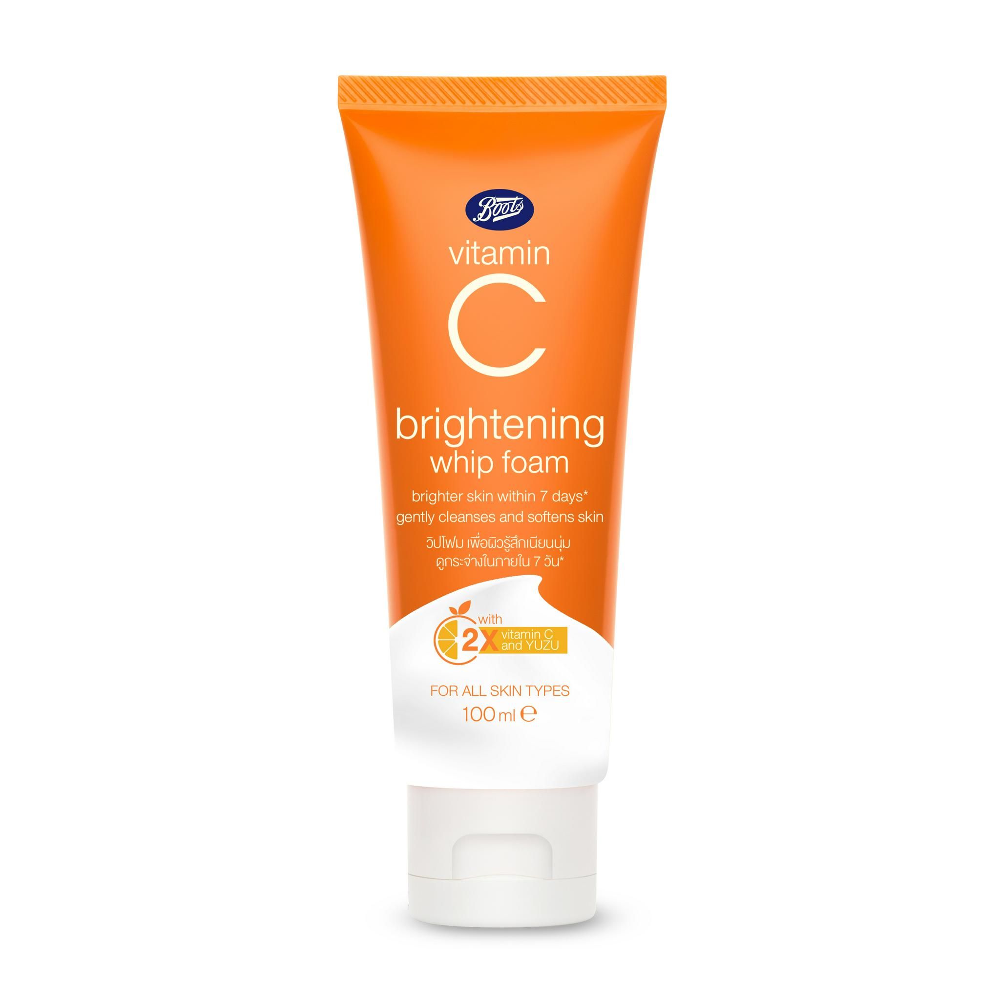 Boots Vitamin C Brightening Whip Foam 100ml_0