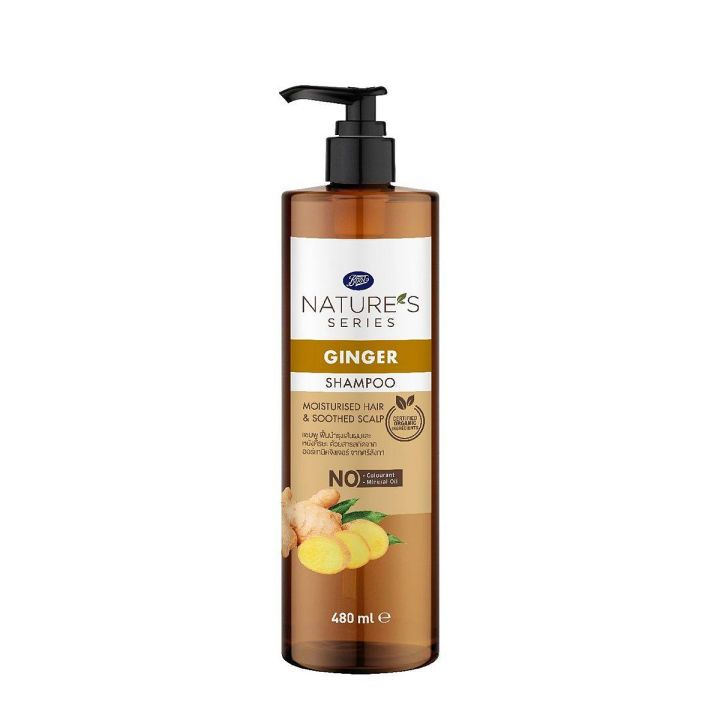 Boots Nature's Series Ginger Shampoo 480ml_0