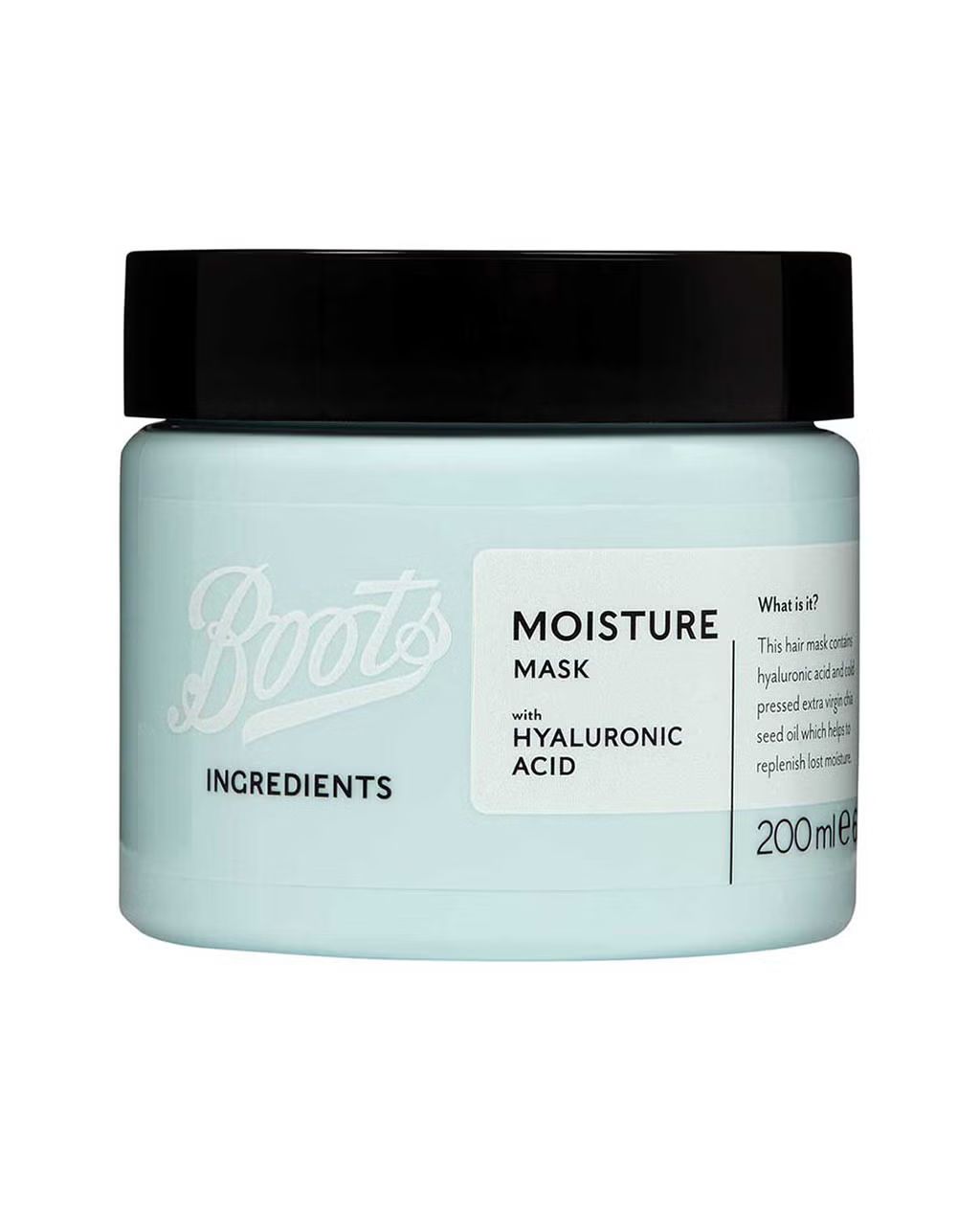 Boots Ingredients Series: Moisture Mask with Hyaluronic Acid 200ml_0