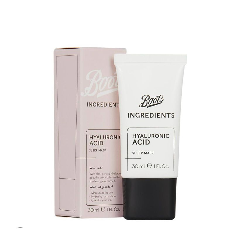 Boots Ingredients Series: Hyaluronic Acid Sleep Mask 30ml_0