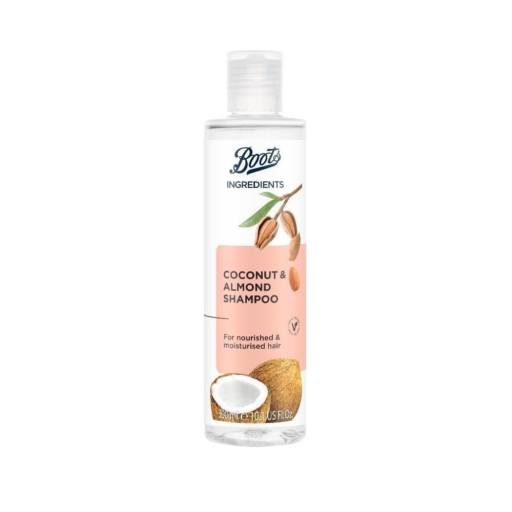 Boots Ingredients Series: Coconut & Almond Shampoo 300ml_0