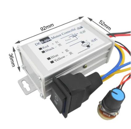 PWM Stepless Motor Speed Governor 10A DC Motor Forward Reverse Controller (10006473)_1