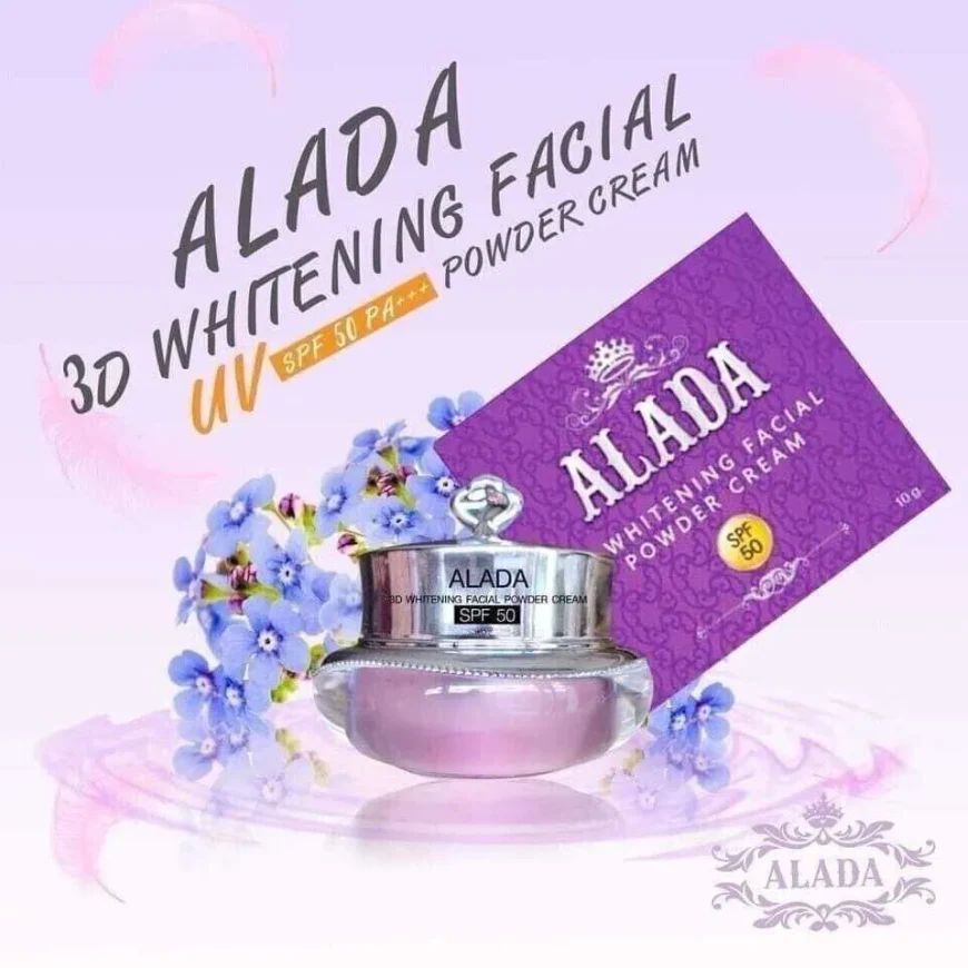 Alada 3D Whitening Facial UV SPF 50 PA+++ Powder Cream_0