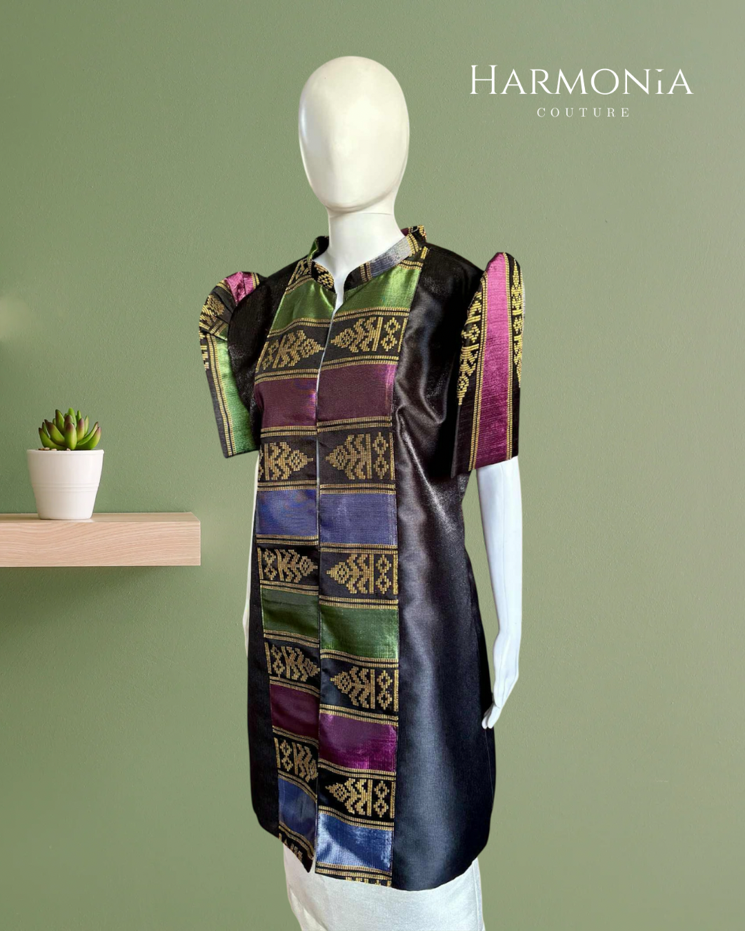 Modern Filipiniana Inaul Cover Dress_4