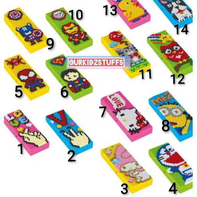 Children's Mini Nano Blocks DIY Pencil Case_14