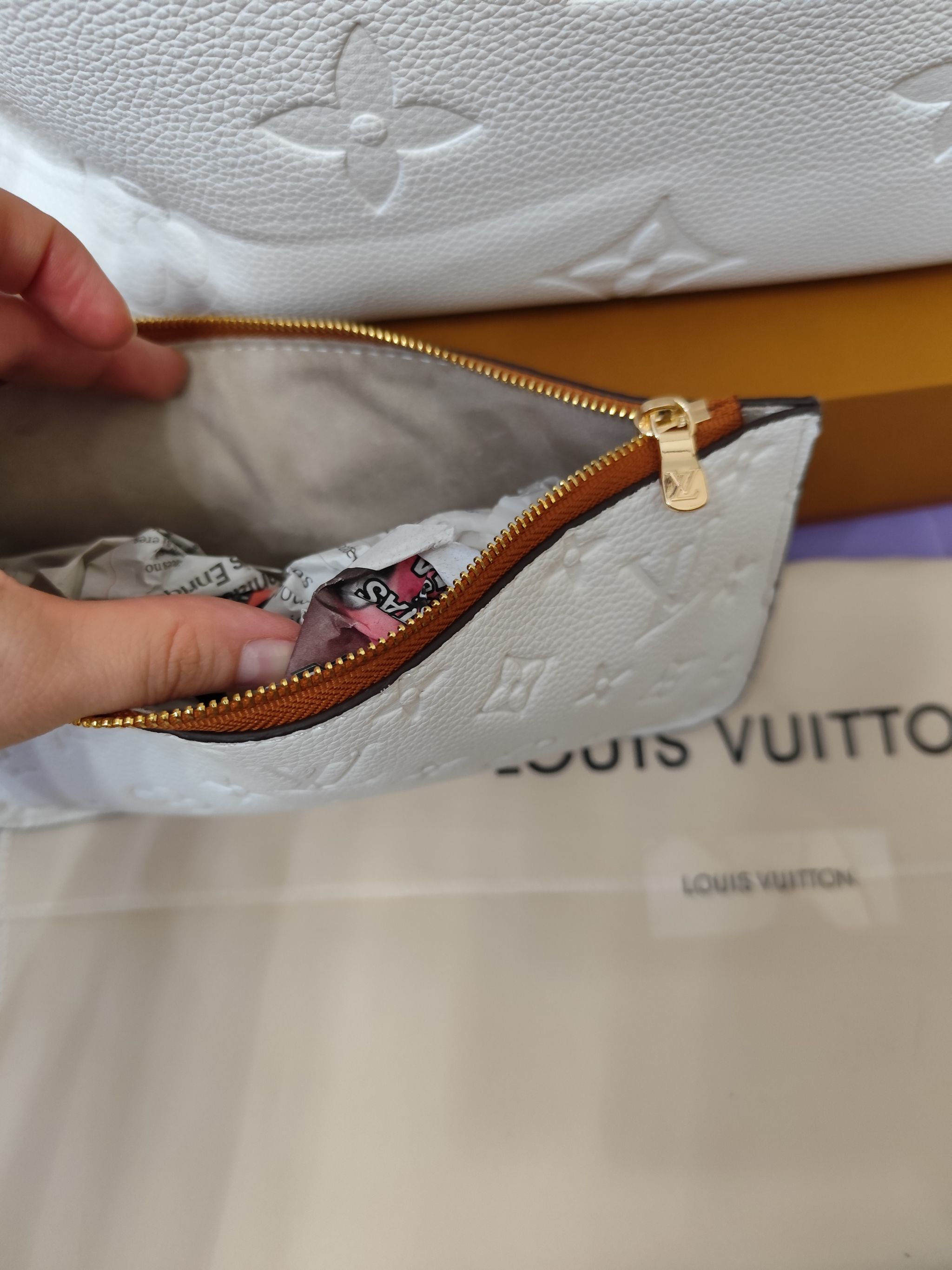 Bolsos LV, neverfull blanco/marrón, alta calidad _2