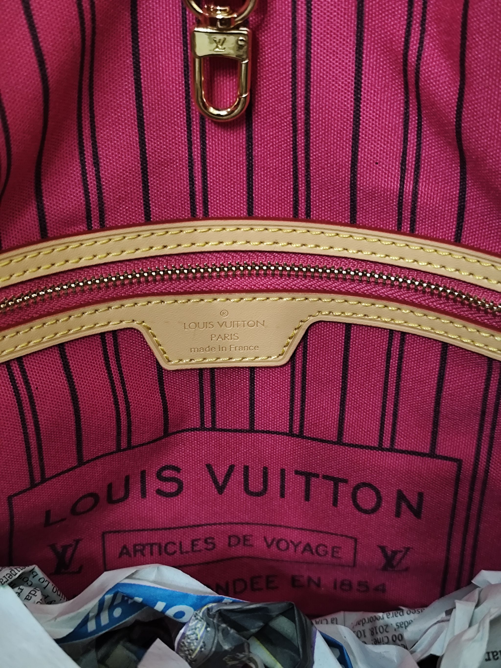 Bolsos LV, neverfull marrón, alta calidad _1
