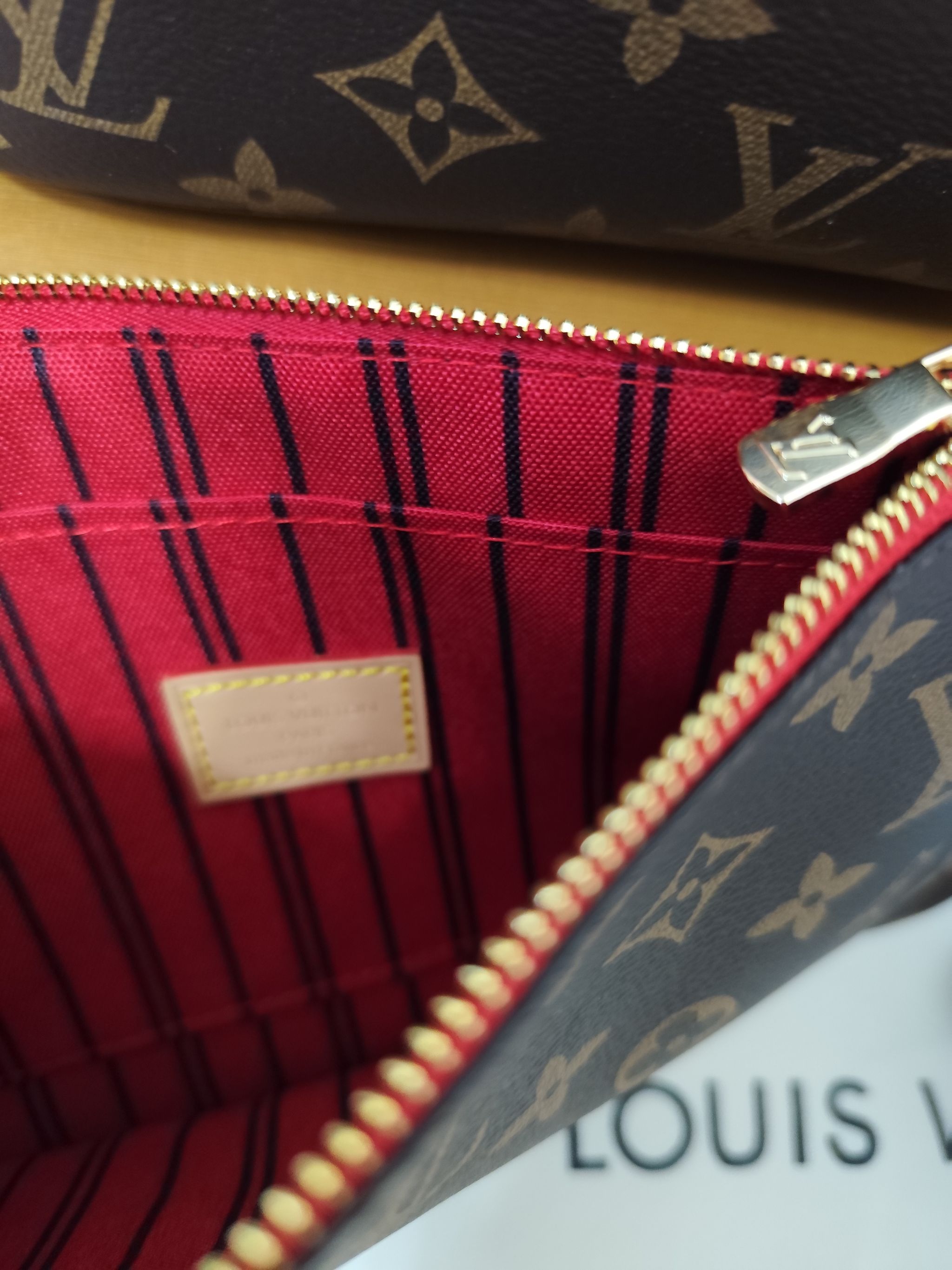 Bolsos LV, neverfull marrón, alta calidad _2