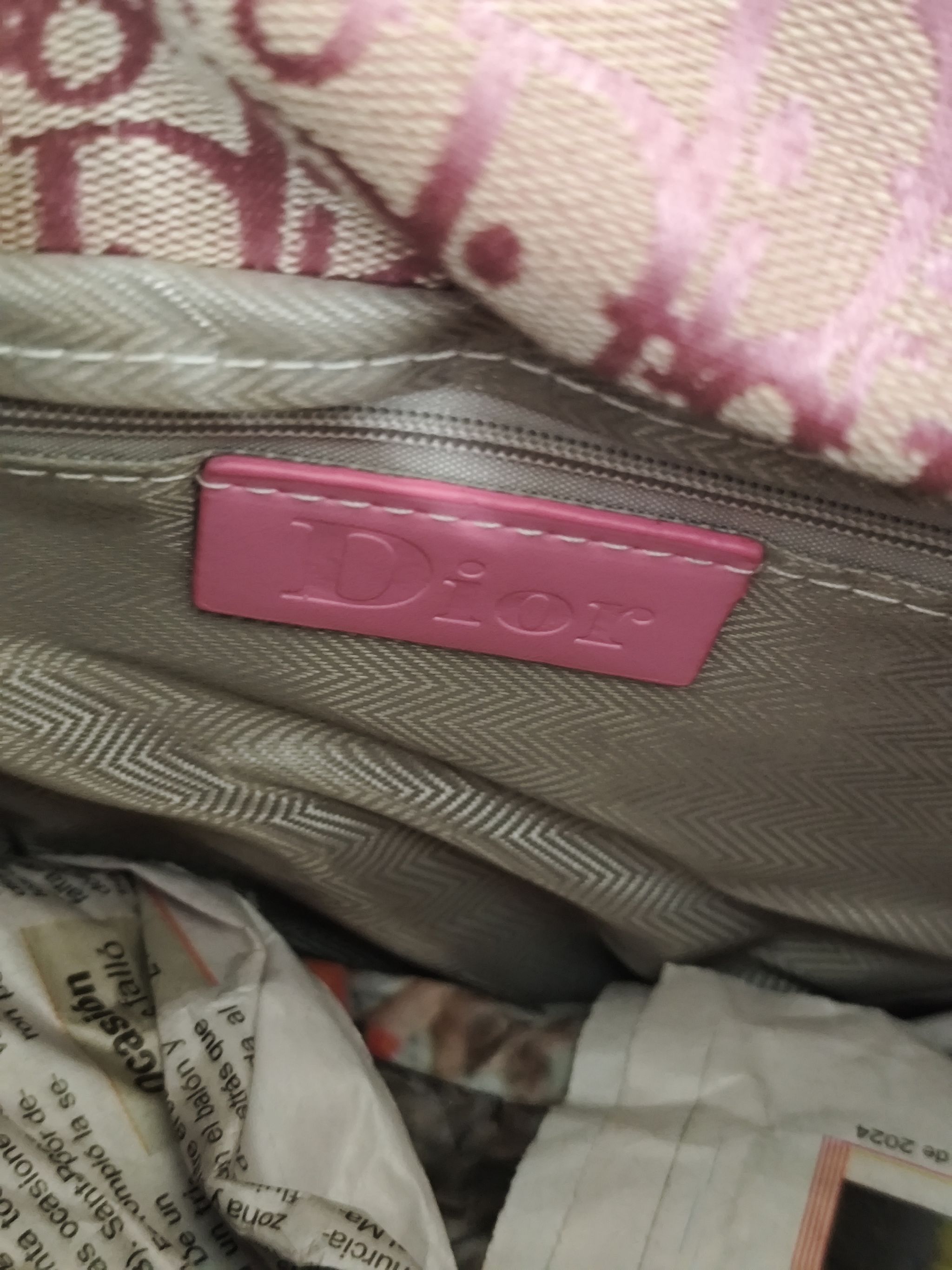 Bolsos CD, mimbre mediano, rosa_2