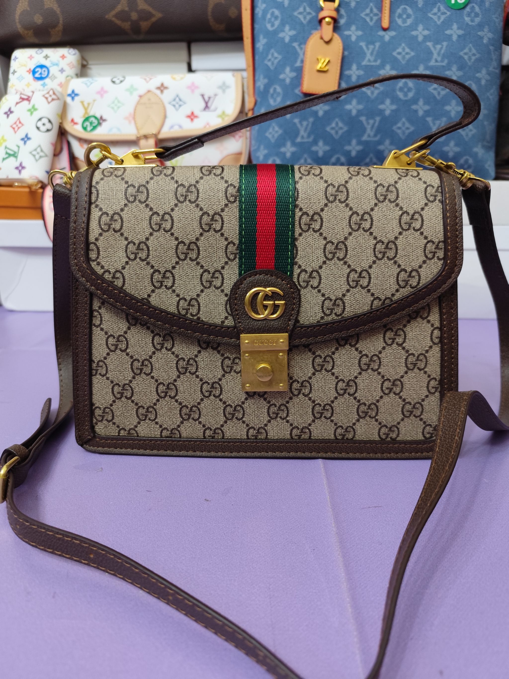 Bolsos GG, mediano estampado g pequeñas_0