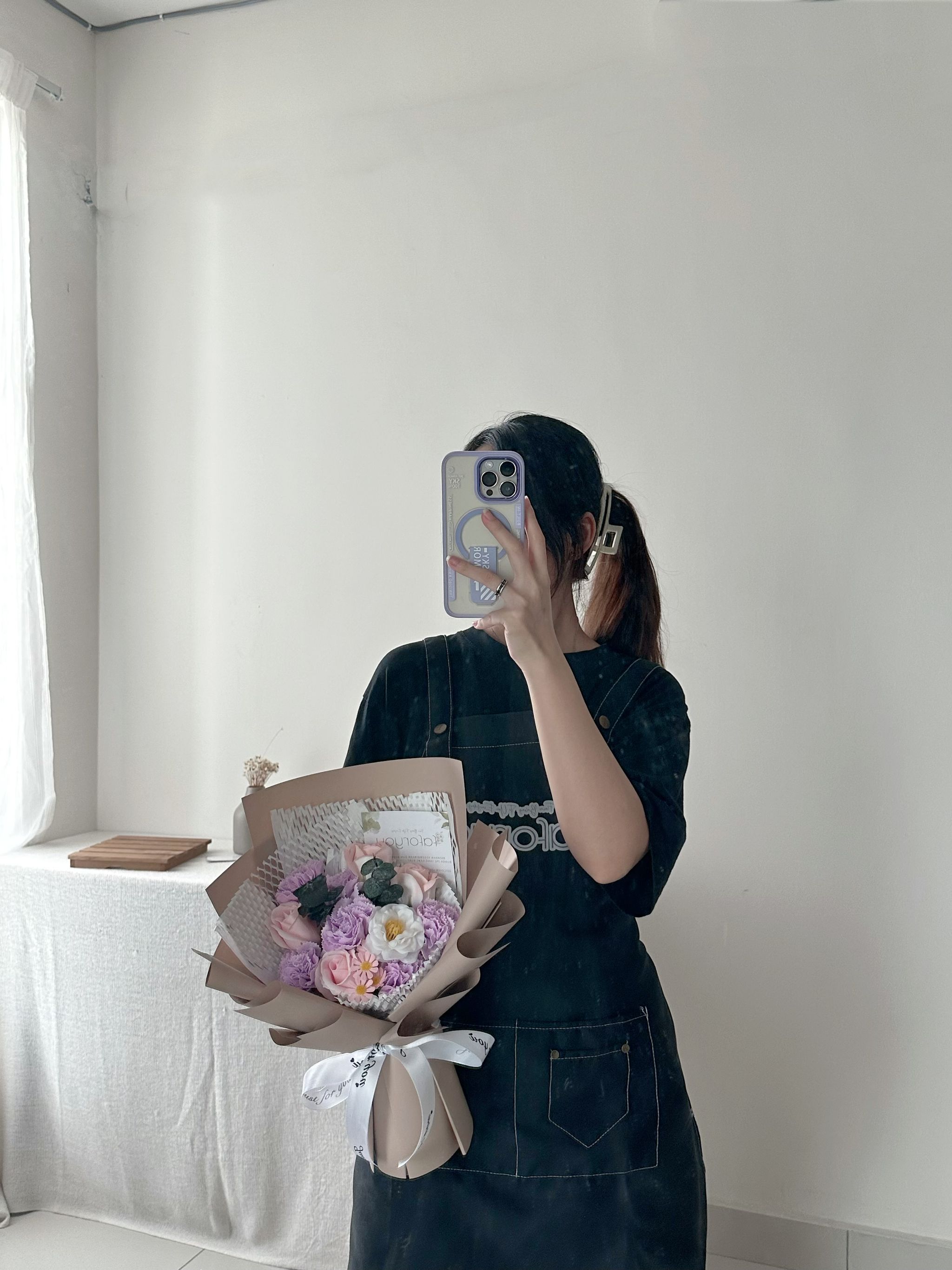 Soap Rose Carnation Bouquet _2