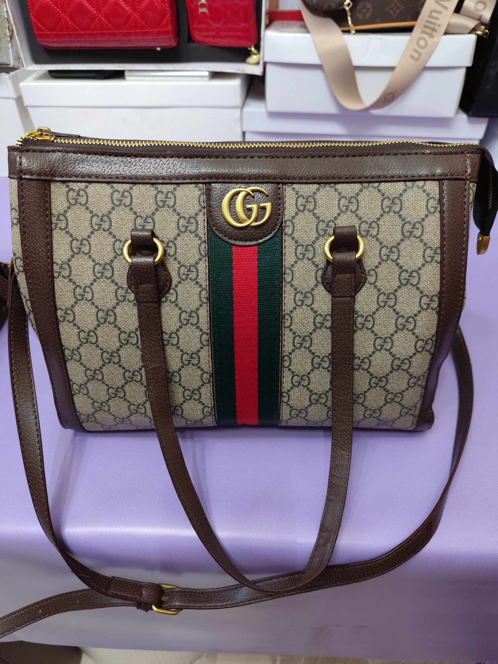 Bolsos GG, grande, estampado g pequeñas _0