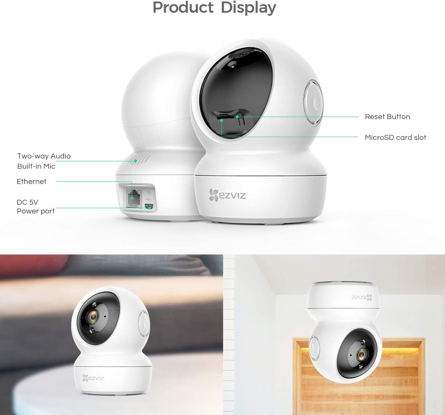  Caméra Wi-Fi intelligente EZVIZ C6N 4MP_1