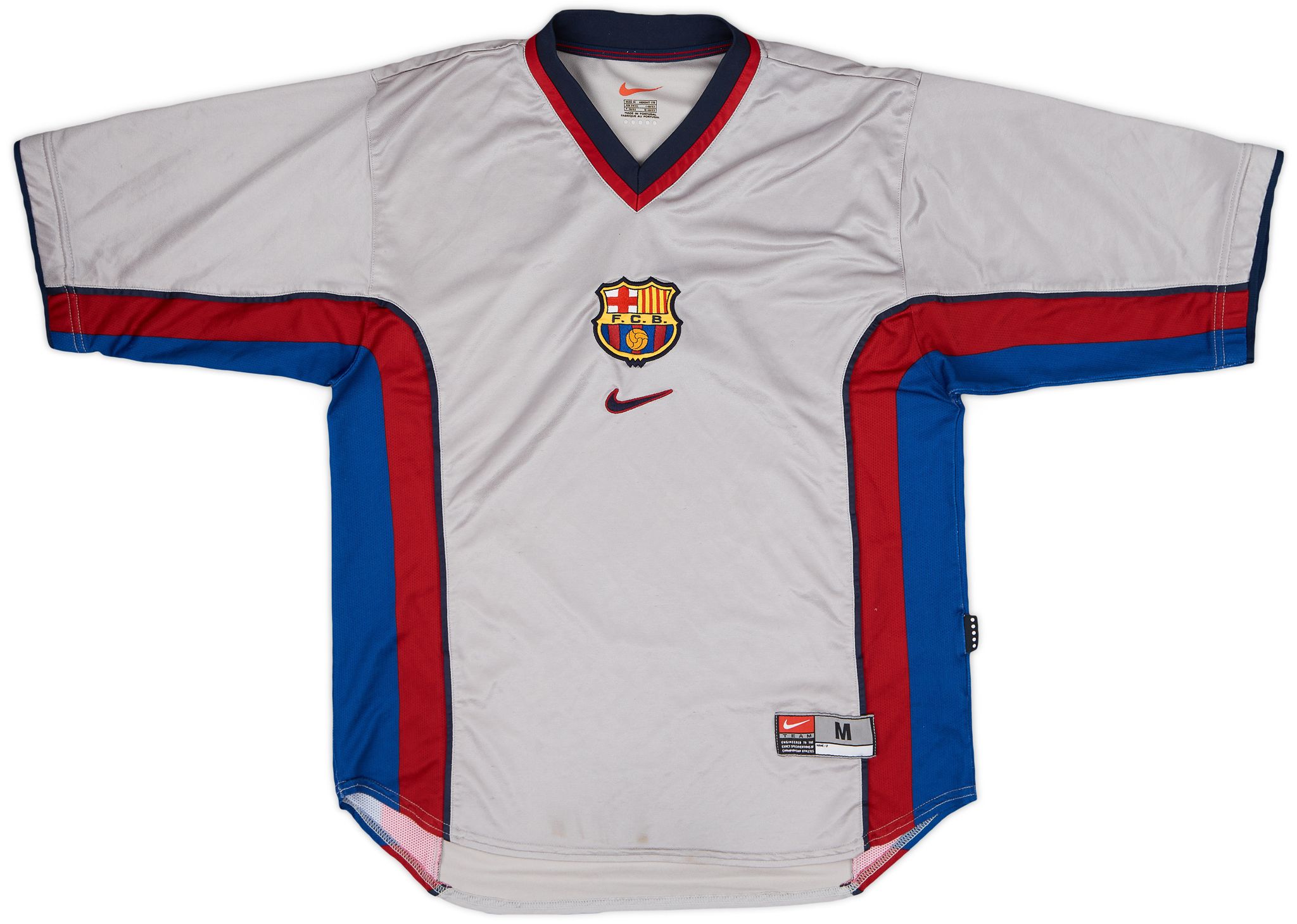 Barcelona 1998/99 Away Shirt (Grey)_0