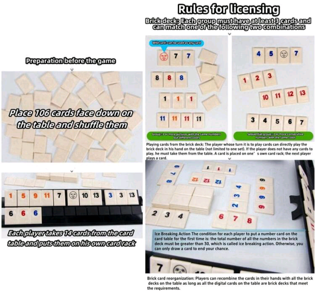 RUMMY KUB Numeric Game Standard._5