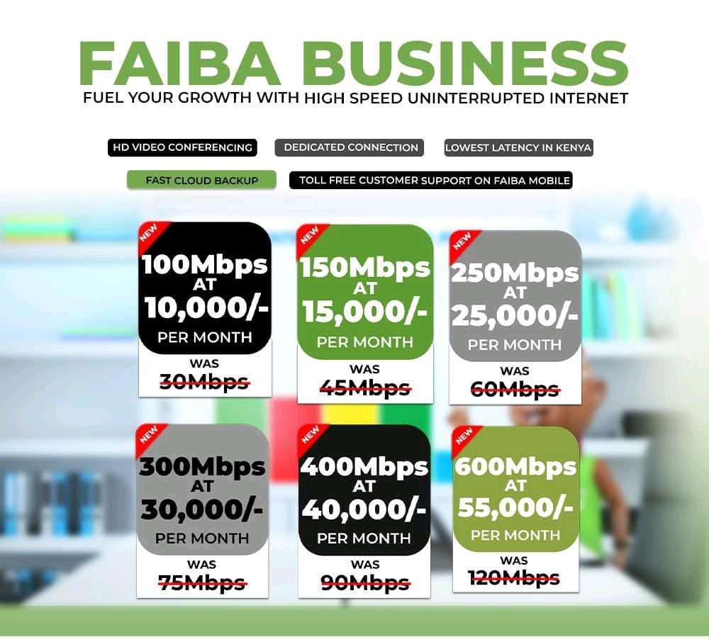 Faiba Business General packages _0