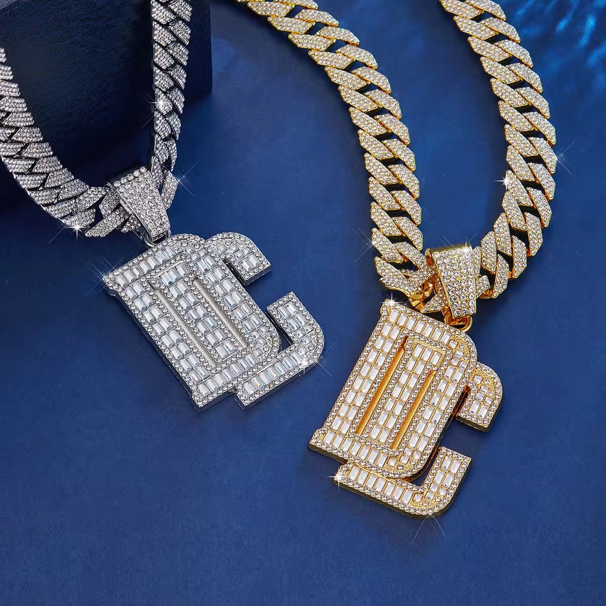 Hip Hop Dream Chasers DC Pendant &15mm 20" Cuban Choker Chain Necklace_0