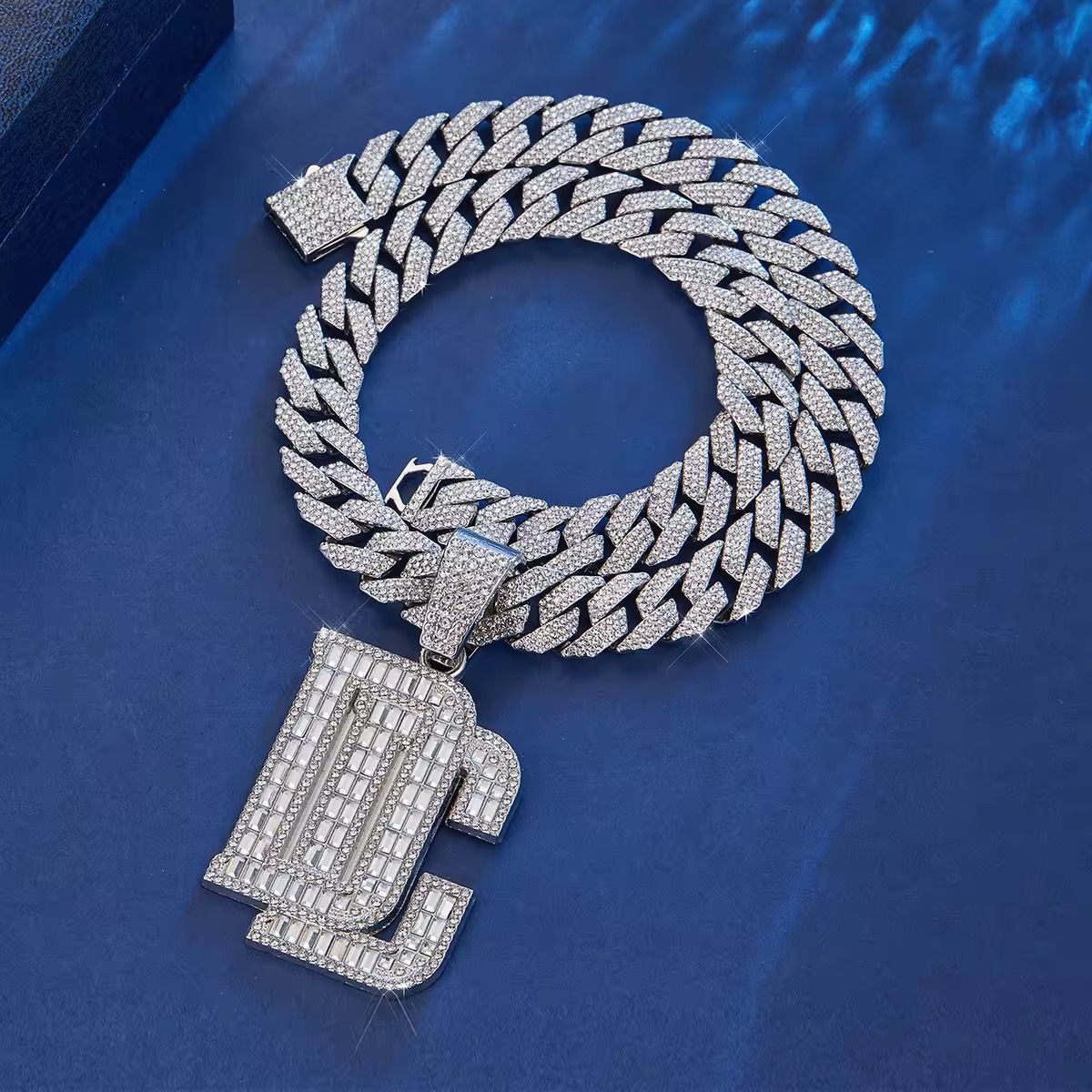 Hip Hop Dream Chasers DC Pendant &15mm 20" Cuban Choker Chain Necklace_3