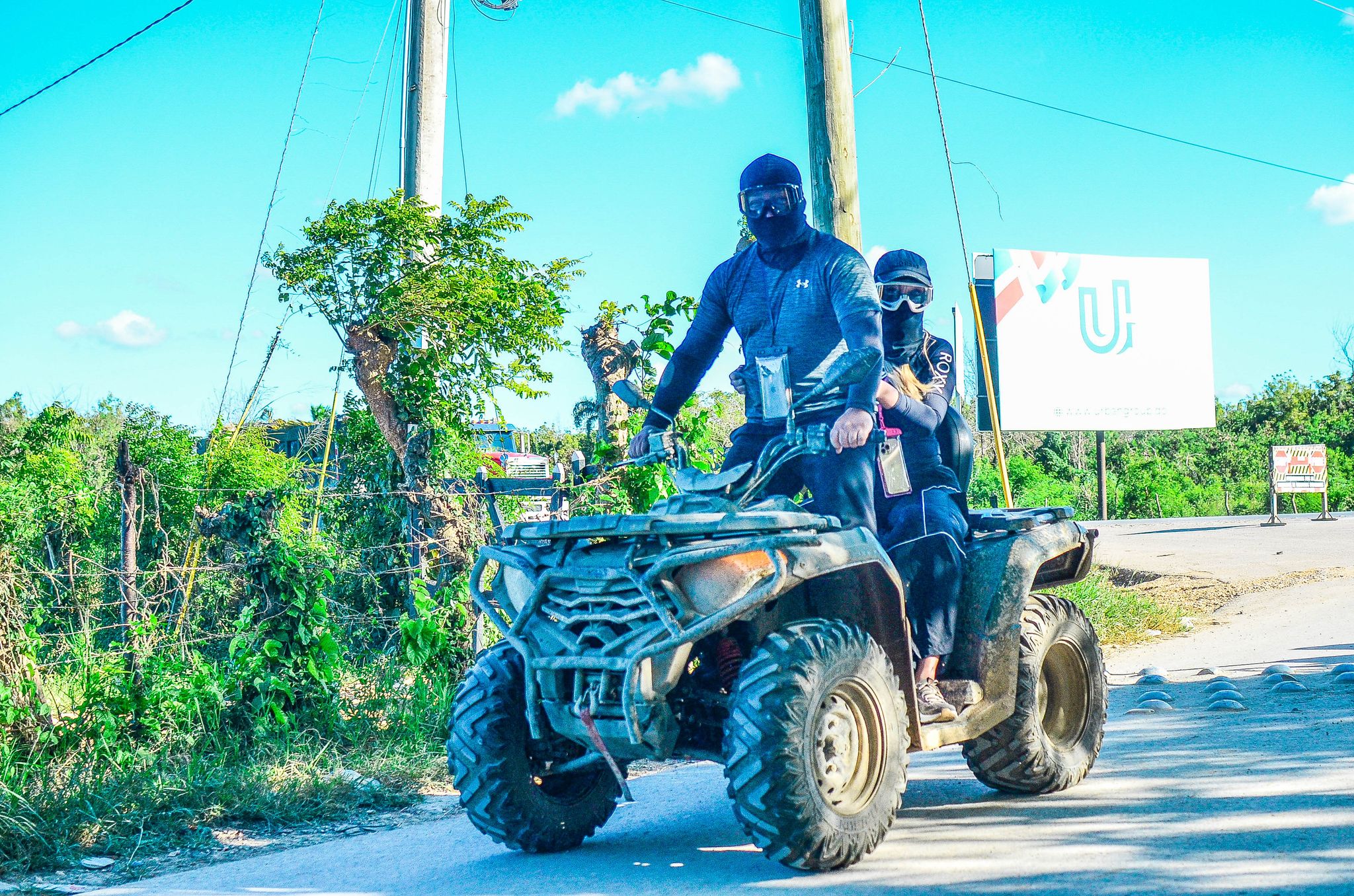 { ATV TOUR for 2 riders per ATV }  Get ready for a wild ride! You'll drive your own buggy through muddy trails, explore a hidden cave, visit a traditional Dominican house for local tastings (like coffee, cacao & mamajuana), and finish off with a swim at the stunning Macao Beach. Adventure, culture, and fun—all in one tour!_1