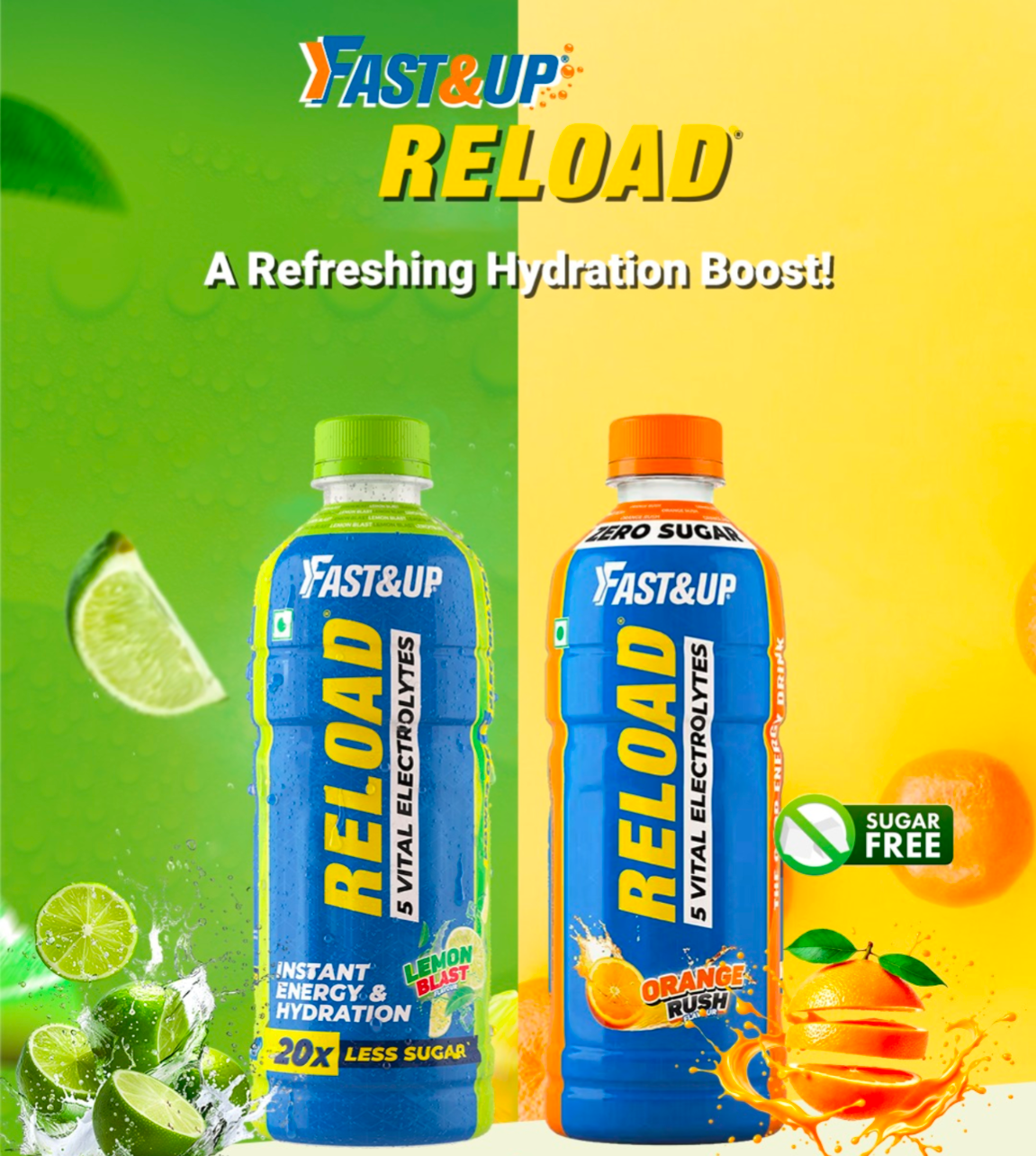 Fast & Up Reload ready to drink (1 case, 24 bottles of 500ml)_0