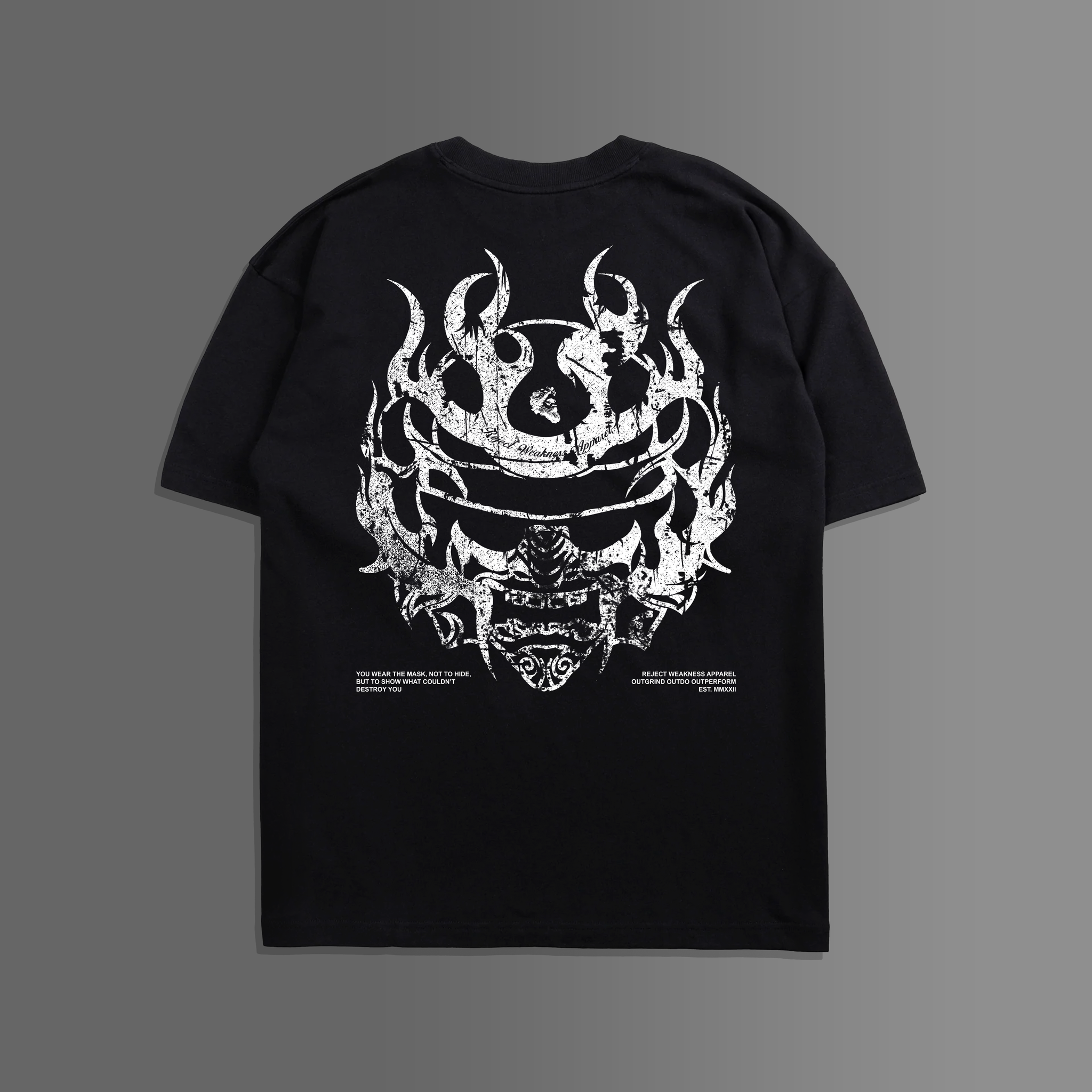 [Pre-Order] Reject Weakness 'The Mask' Oversized Tee in Black_0