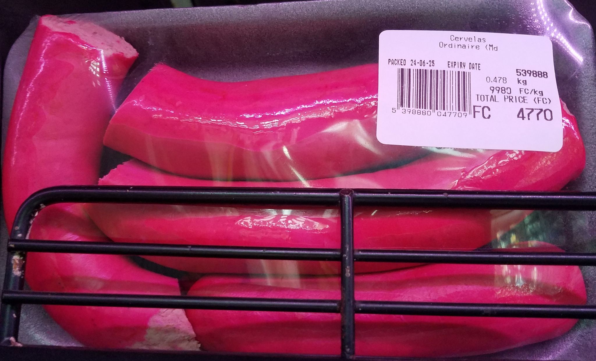 Cervelas Ordinaire 0,478kg_0