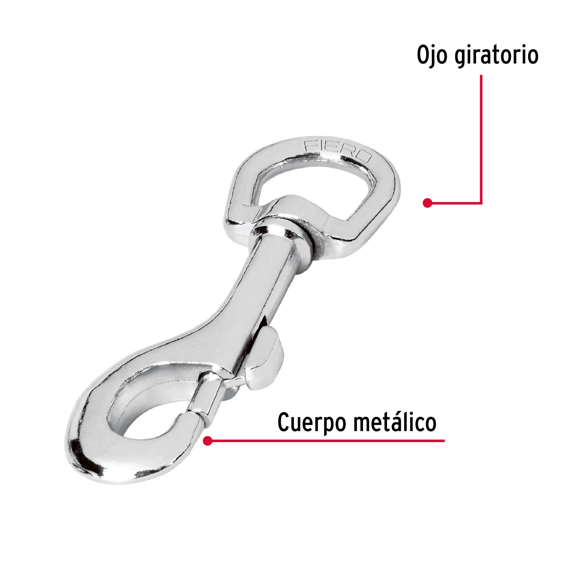 Bandola de zinc de 1' giratoria, FIERO_1