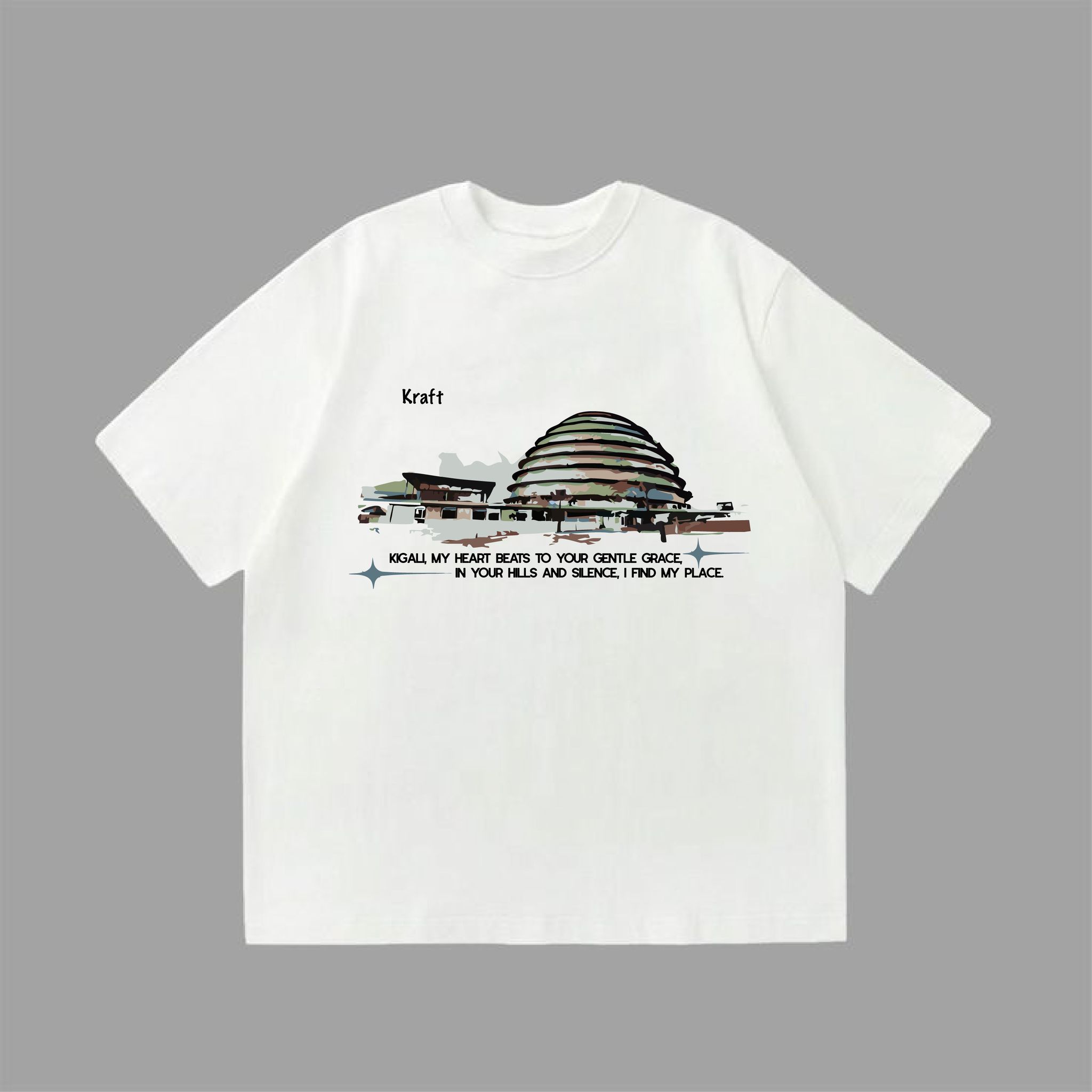 Kigali city Kraft Tee_0