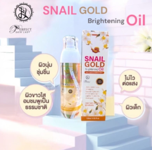 Perfect Skin Lady Snail Gold Brightening Oil (120ml)_0
