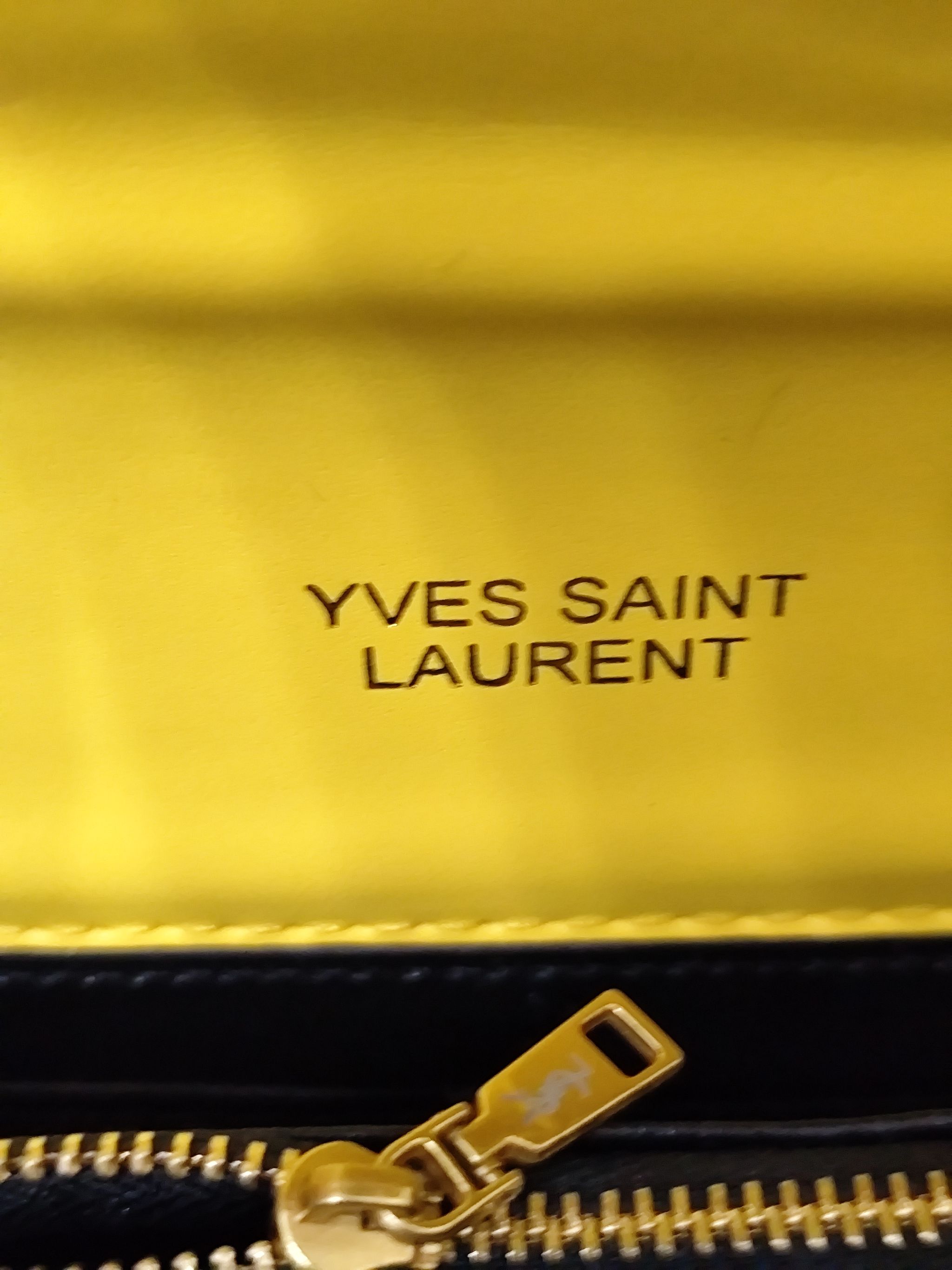 Bolsos YSL, color amarillo _1