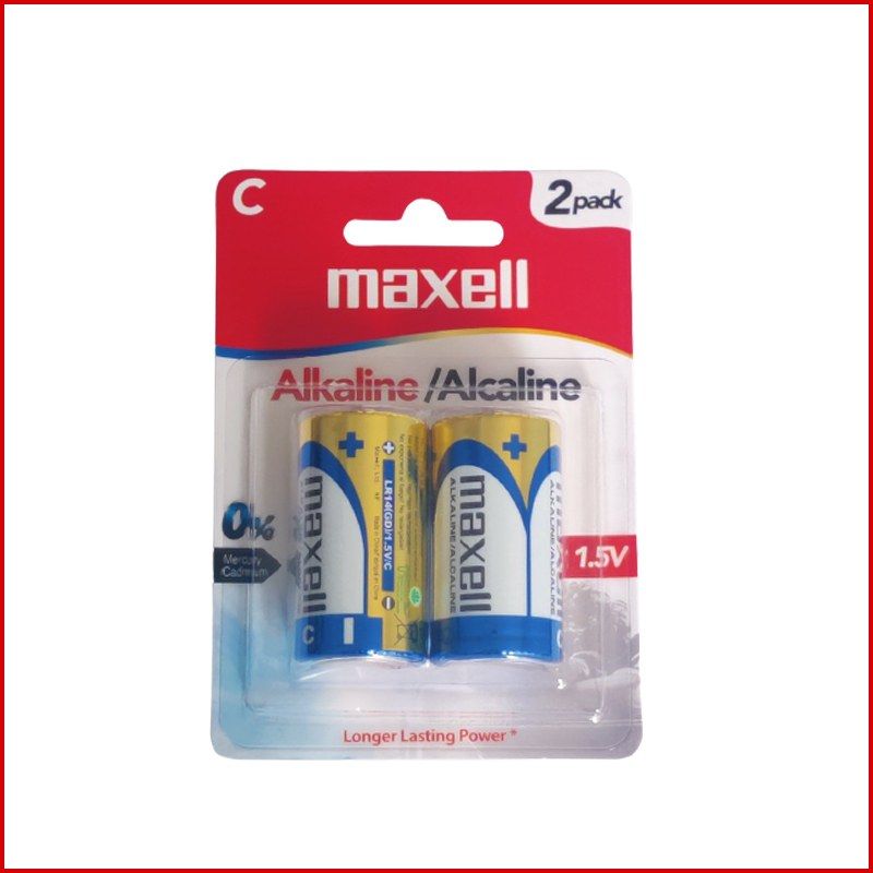Maxell Alkaline C/1.5V 2Pcs_0