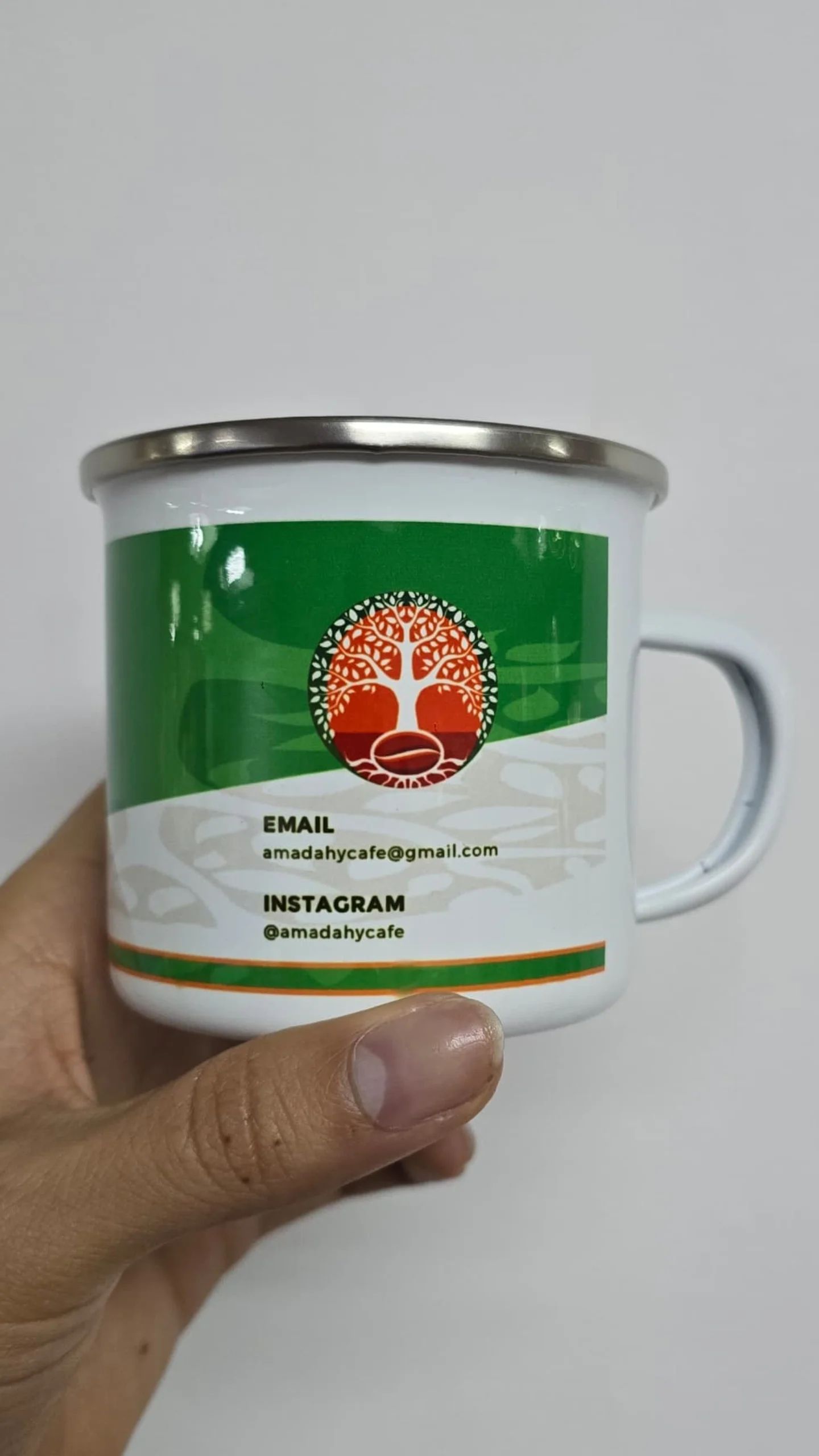 Taza de peltre/ 10 onzas/Amadahy _0