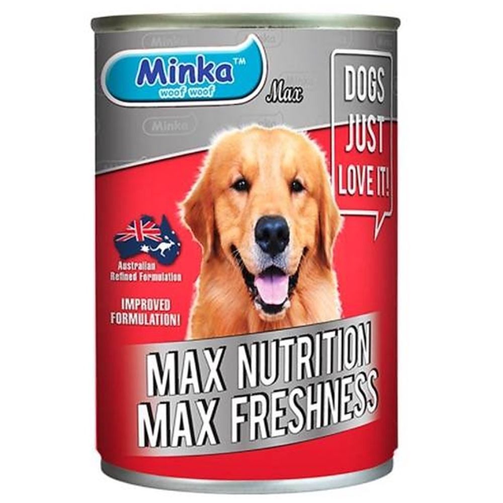 MINKA WOOF WOOF CHICKEN DOG FOOD 400G_0