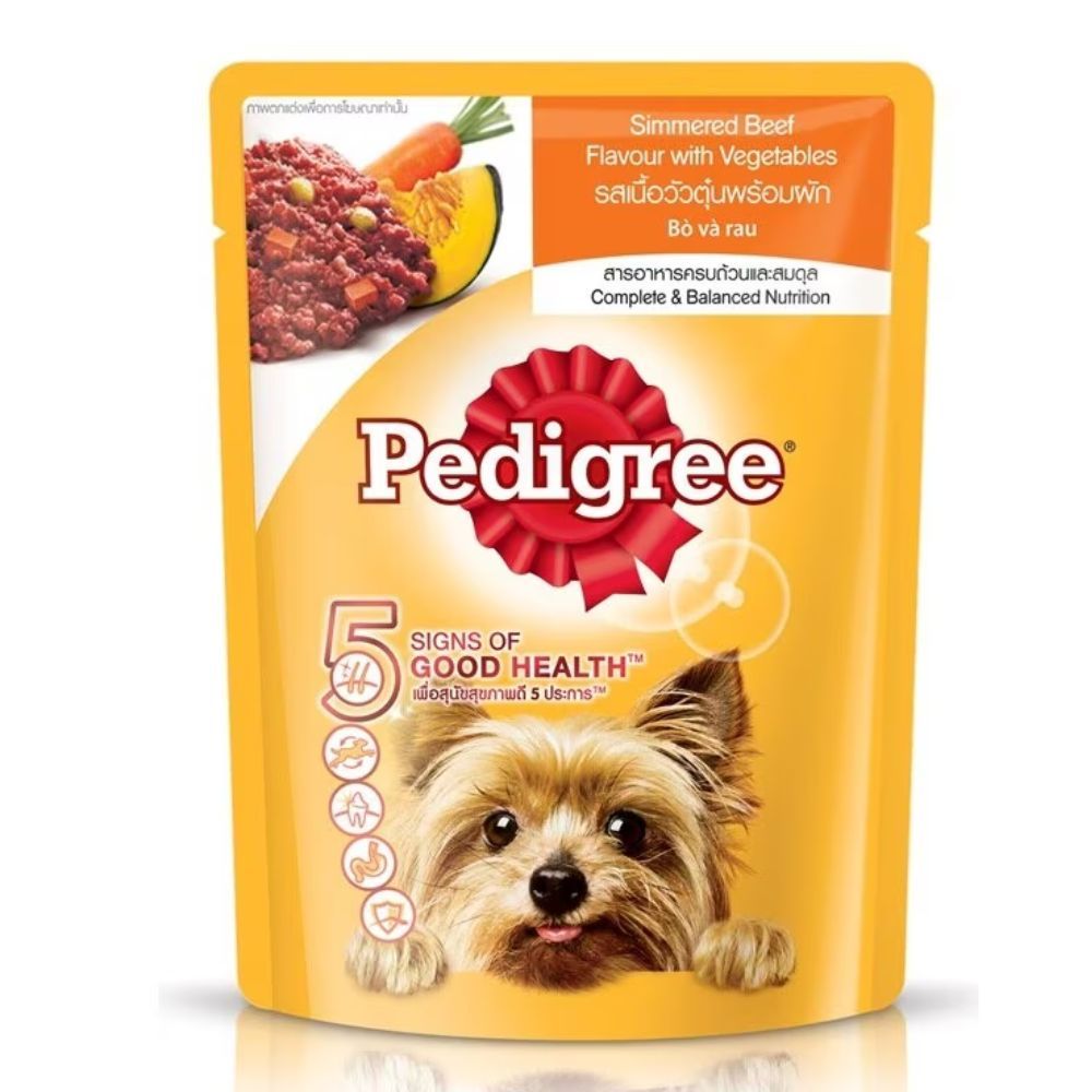 PEDIGREE POUCH BEEF WITH VEGETABLES 80G_0