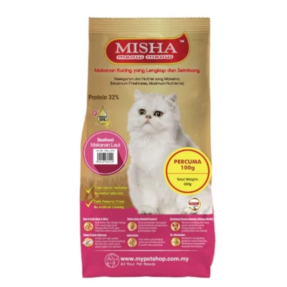 MISHA MEOW MEOW FRESH MEAT ADULT CAT 500G_0