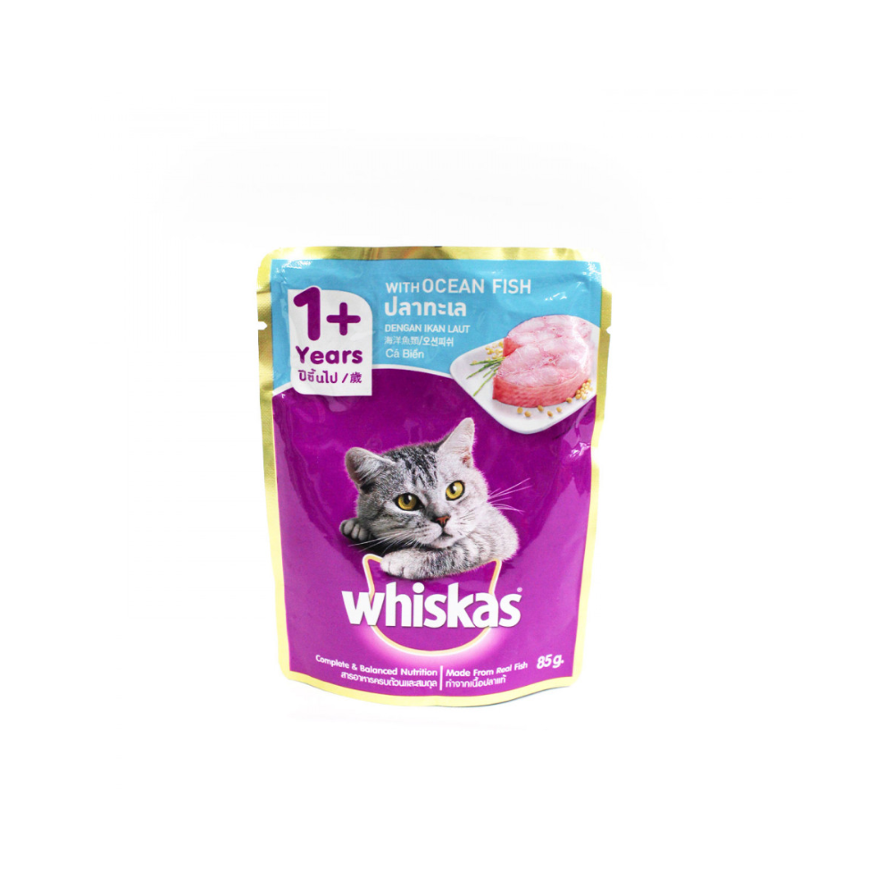 WHISKAS OCEAN FISH FLAVOUR 80G_0