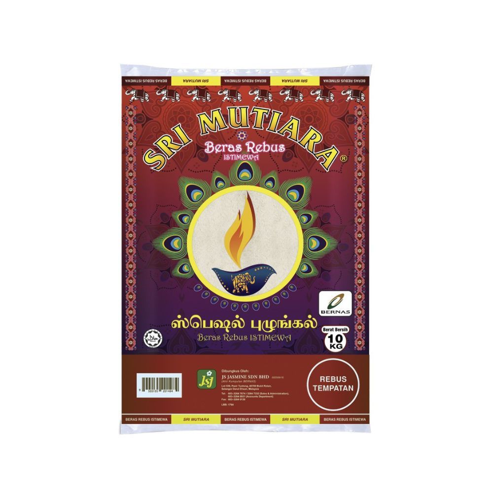 SRI MUTIARA BERAS REBUS (INDIA) 10KG_0