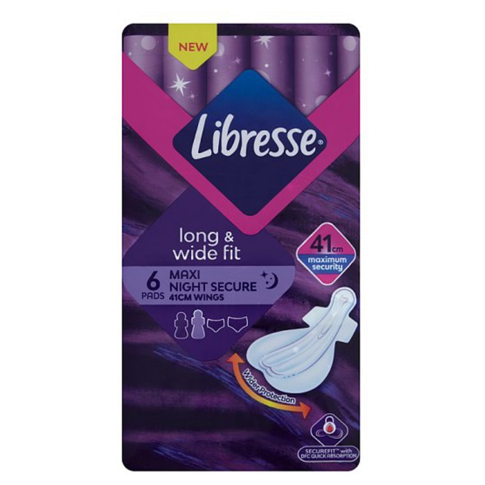 LIBRESSE MAXI NIGHT WINGS EXTRA LONG 6PAD_0